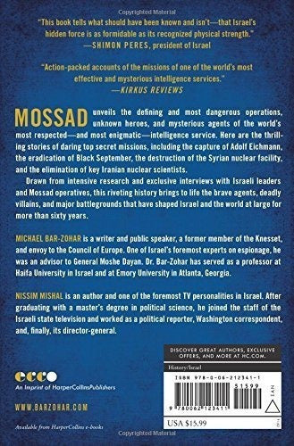 Mossad: Las Mejores Misiones Del Servicio Secreto Israelí