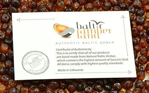 Collar De Ámbar Crudo Para Adultos