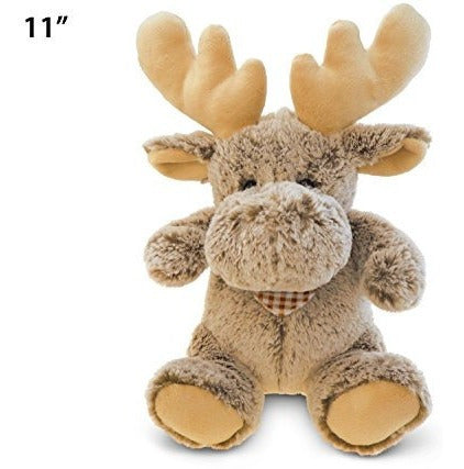 Peluche de alce sentado supersuave desconcertado, 11