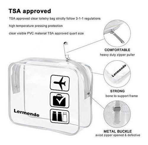 Bolsa de maquillaje Transparente