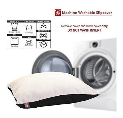 Cama De Perro De Mascota Rectangular De 30x40 Con Funda