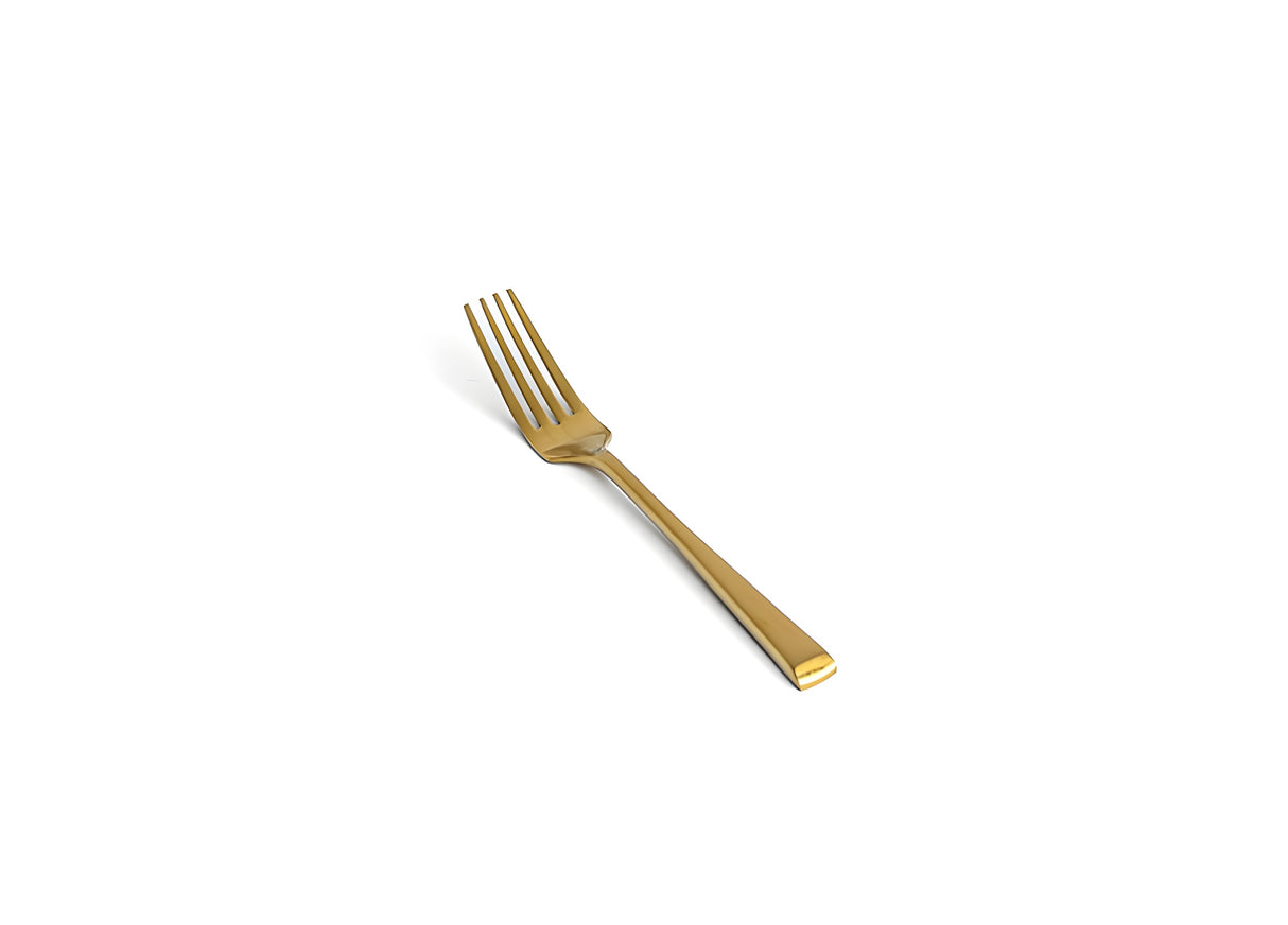 Tenedor de Ensalada 7" Parker - Pack de 12 piezas Matte Brass