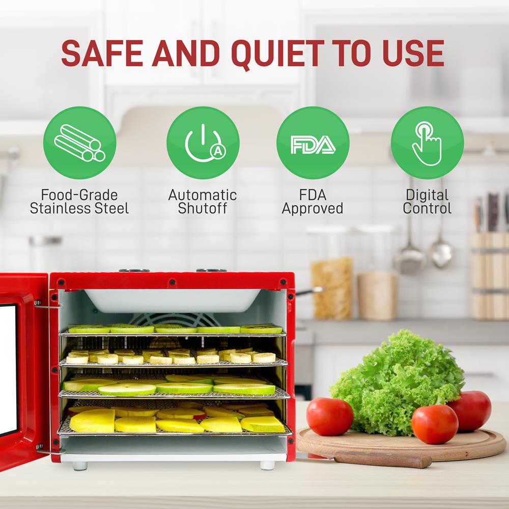 Deshidratadora de alimentos NUTRICHEF NCDH4S.5