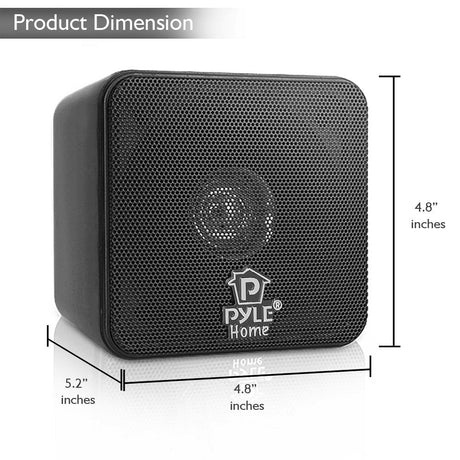 Altavoces de estantería mini cubo de 4 pulgadas 200 W PCB4BK