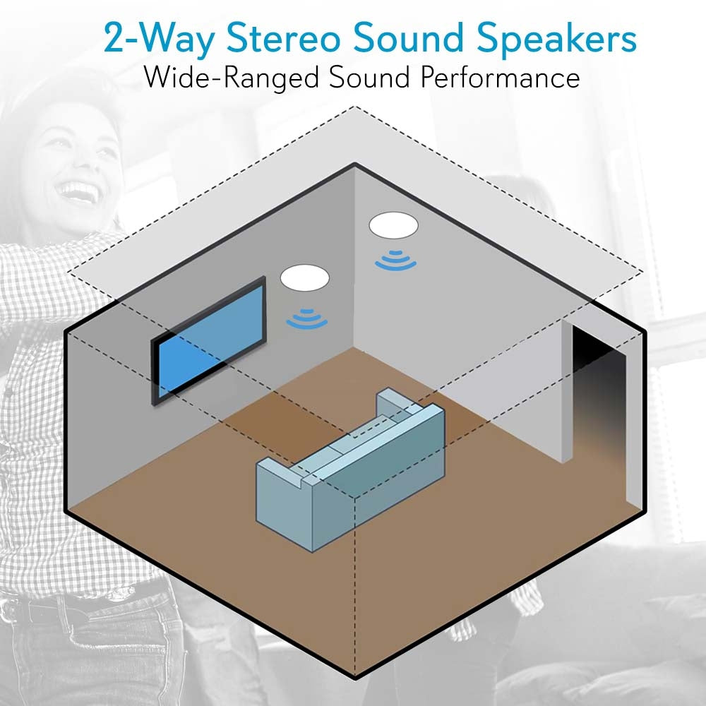 Parlantes o Sistema de altavoces PYLE-HOME PDIC51RDBK