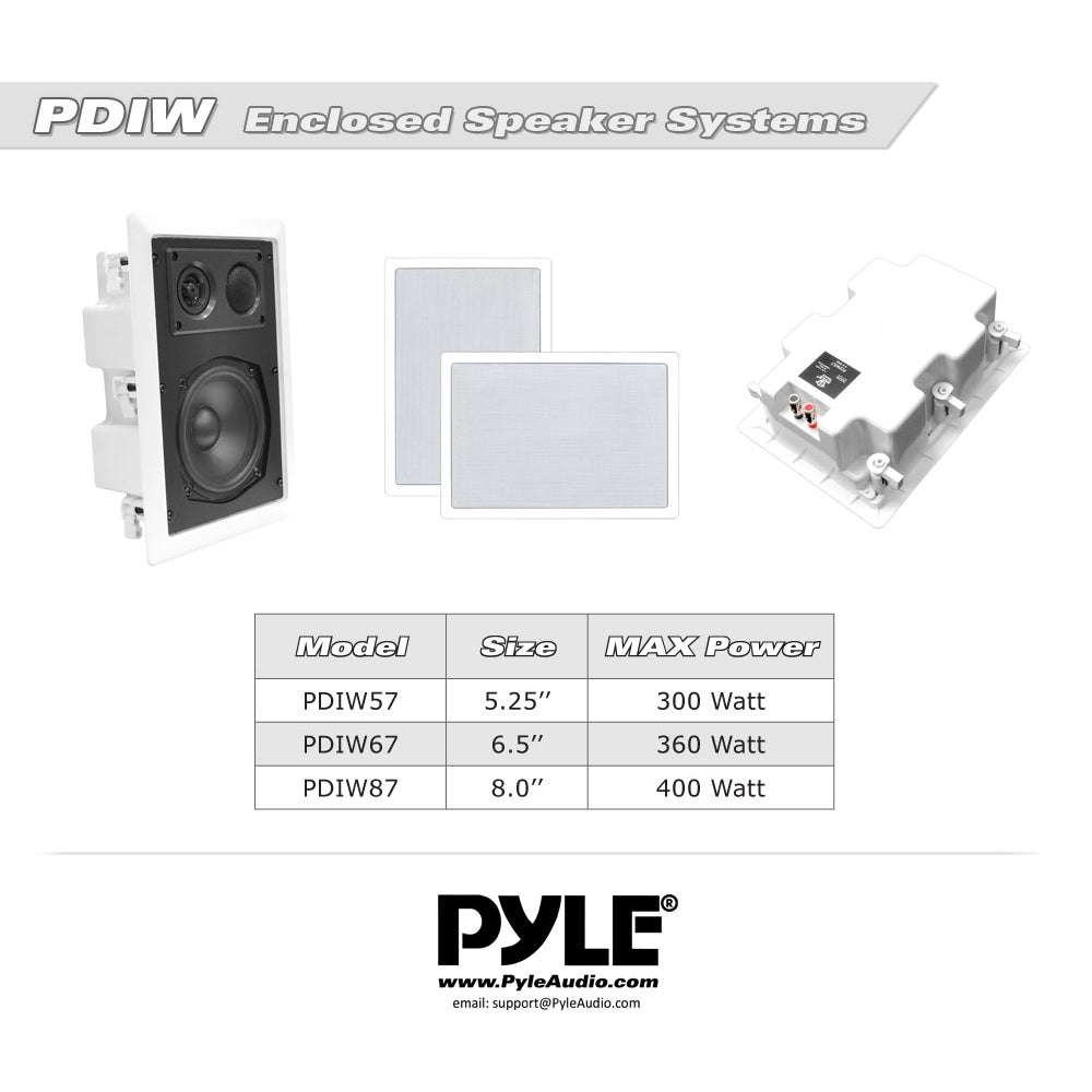 Parlantes de altavoces para hogar PYLE-HOME PDIW87