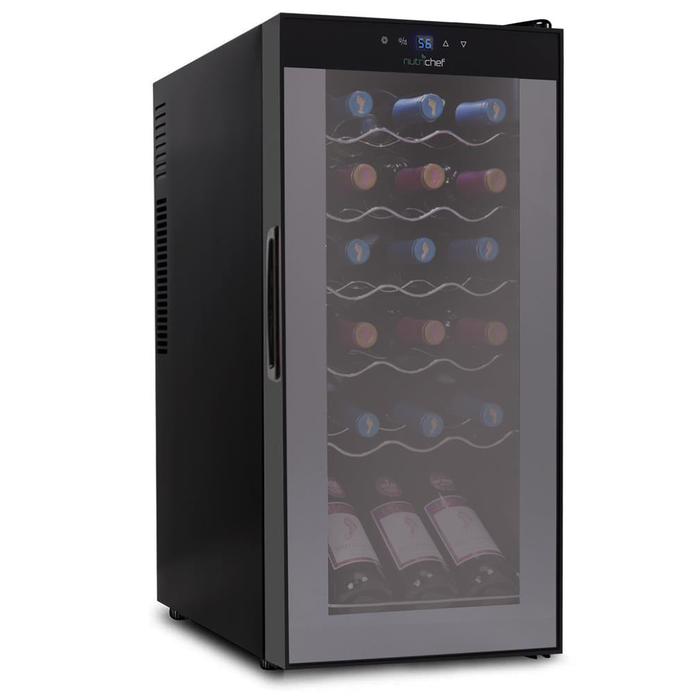 Refrigerador de vino de 18 botellas NUTRICHEF PKCWC180