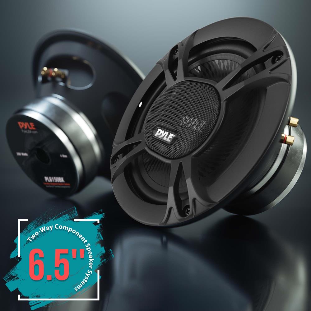 Parlante o altavoz estéreo para coche negro PYLE PL6150BK