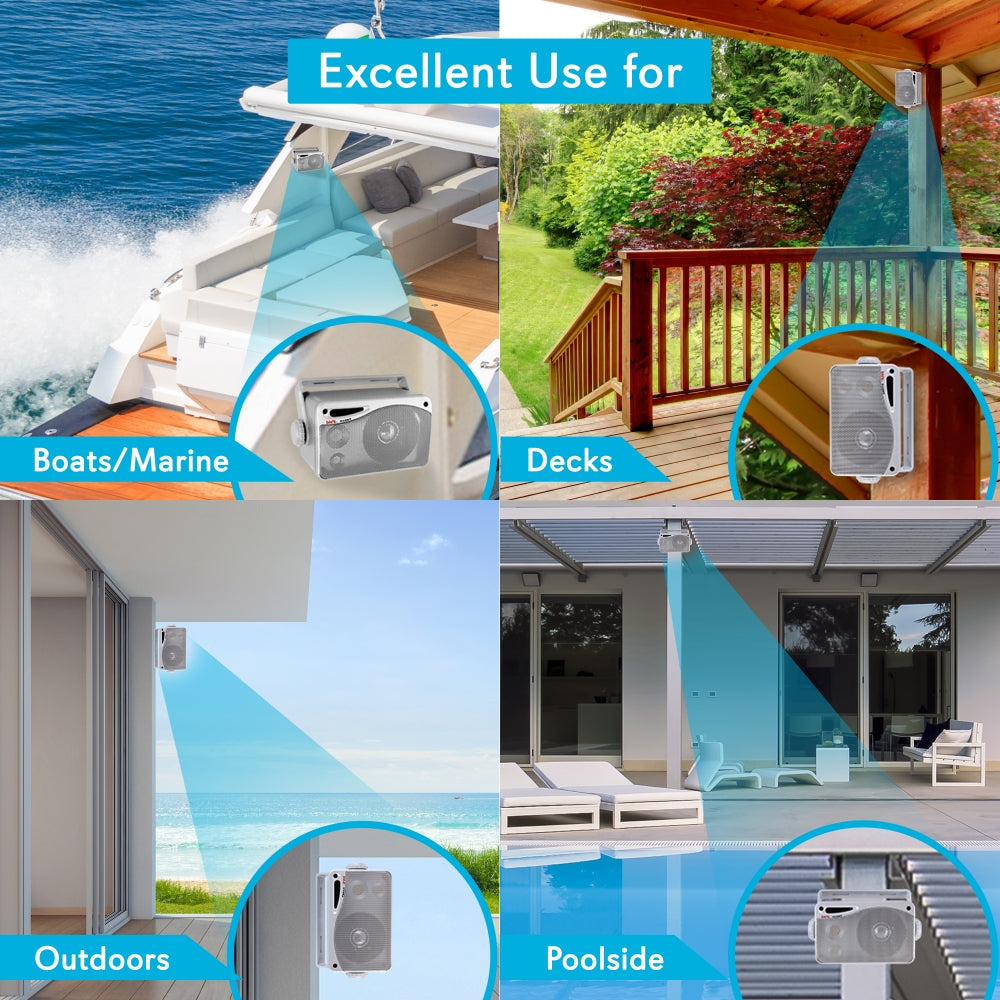 Parlantes o Altavoces de 3 vías 200 W PYLE PLMR24S