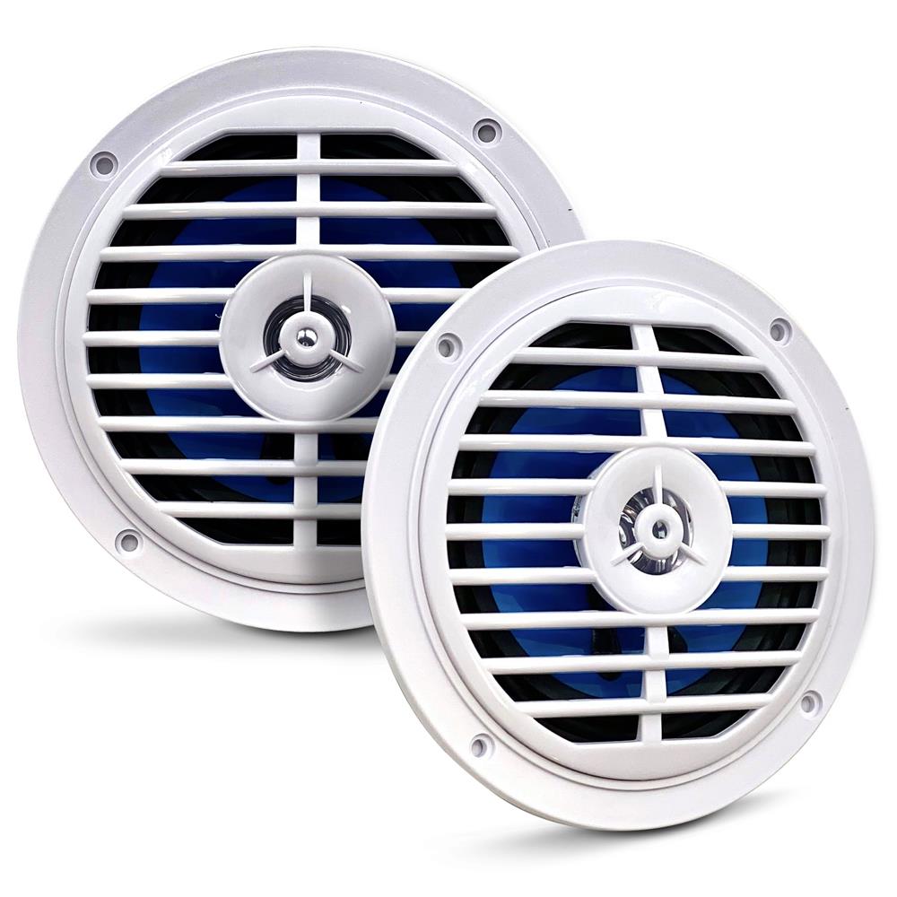Parlantes o altavoces impermeables blanco PYLE PLMR57W
