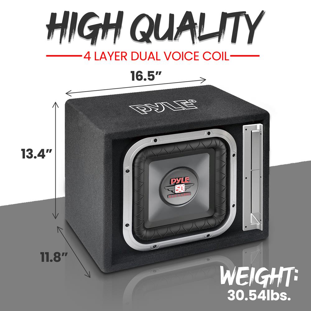 Sistema de caja de subwoofer individual