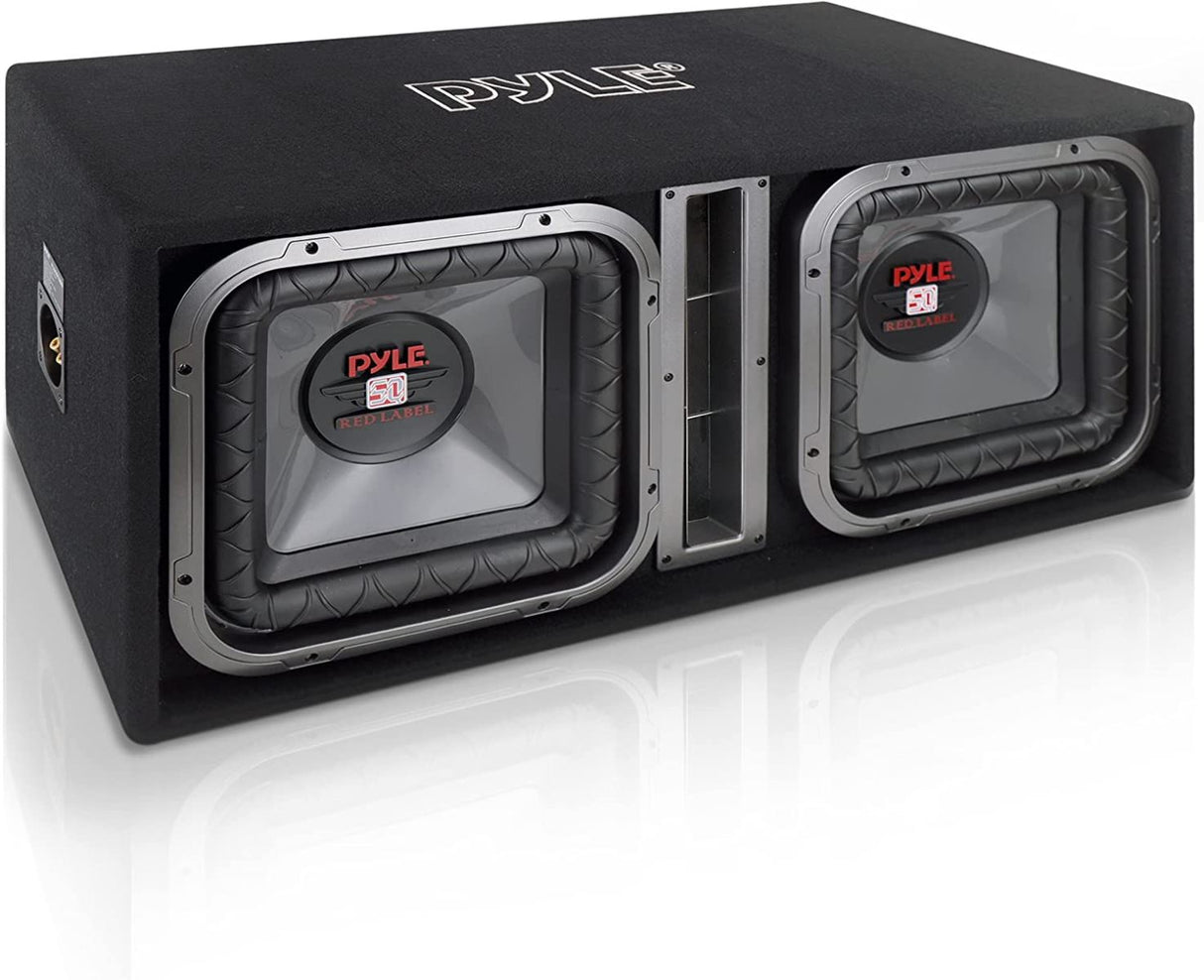 Sistema de caja de subwoofer doble