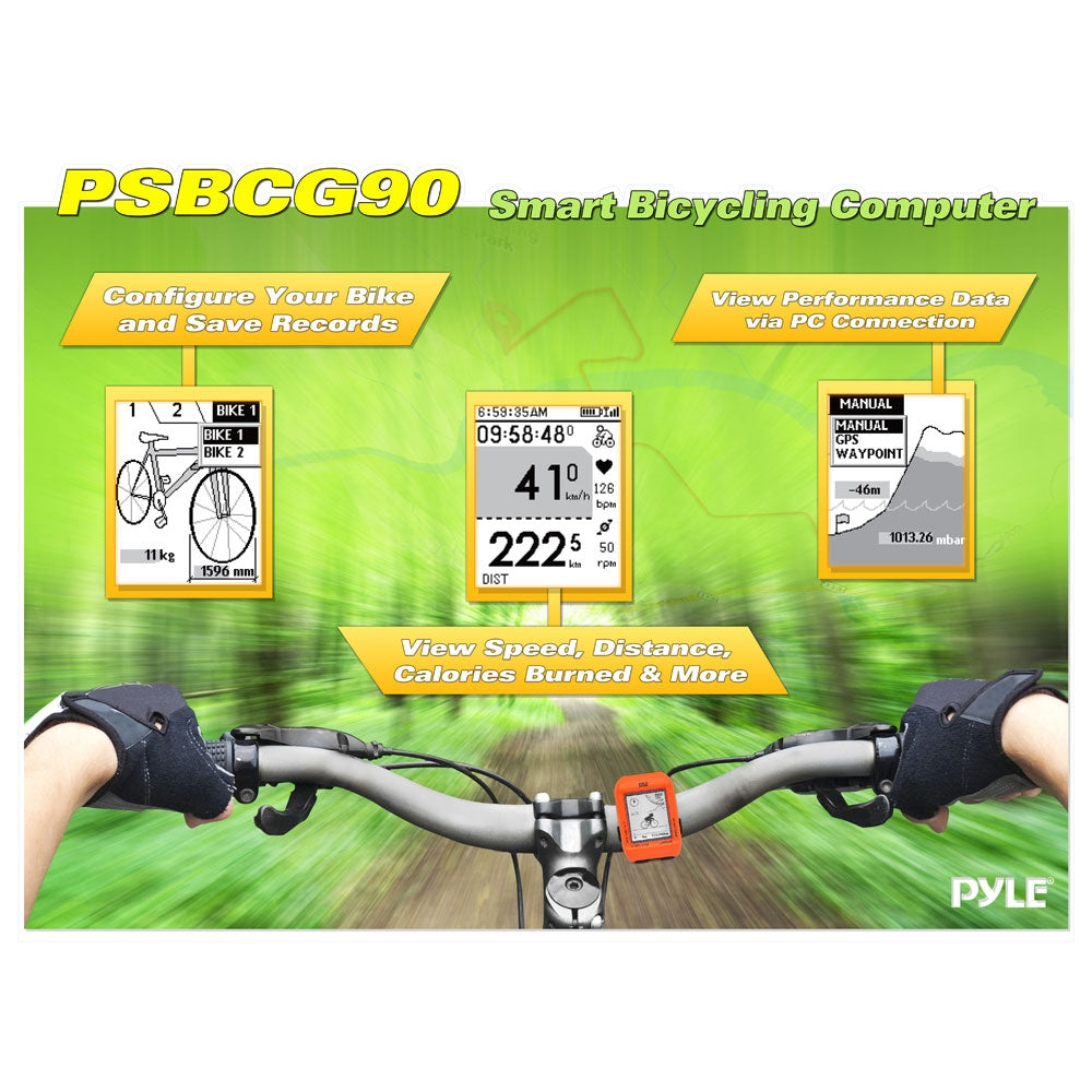 Velocímetro u Computadora de ciclismo PYLE-SPORT PSBCG90BL