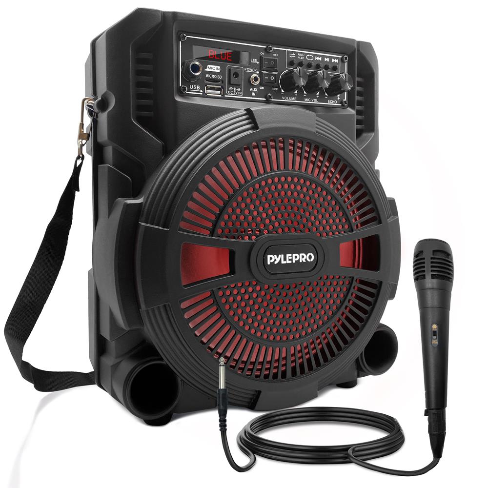 Parlante Portátil y micrófono con Bluetooth PYLE-PRO PSBT62A