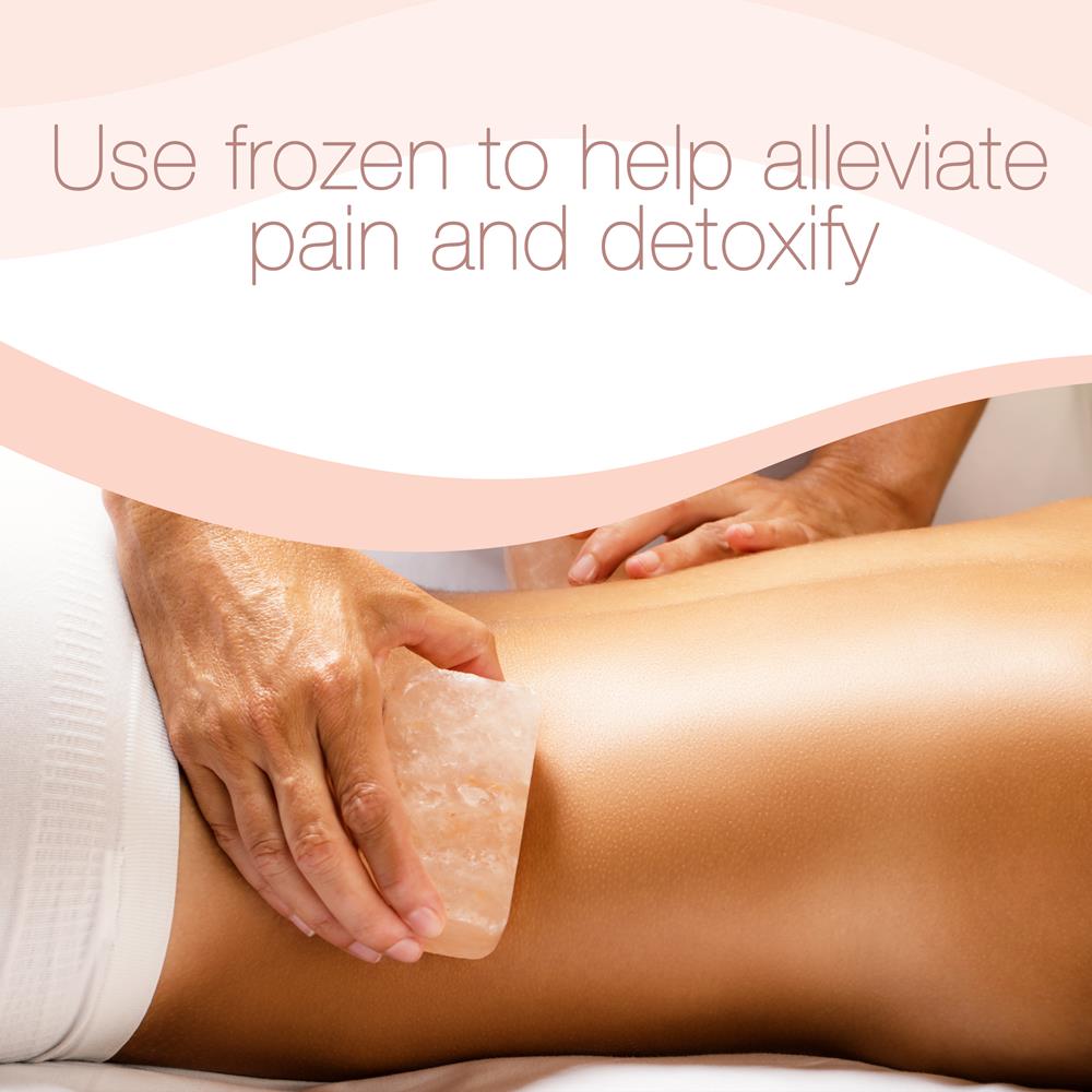 Piedras de masaje con sal