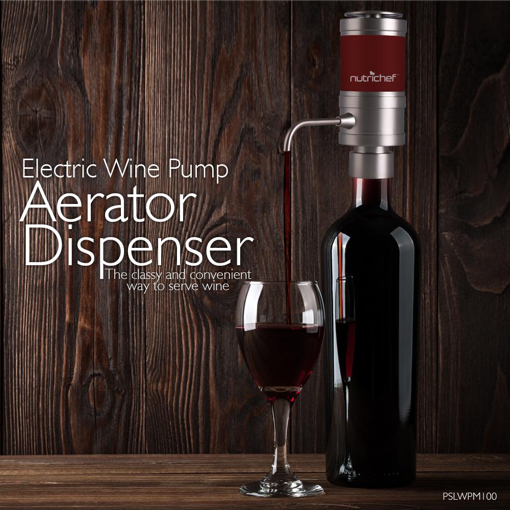 Dispensador portátil y automático vino SERENELIFE PSLWPMP50