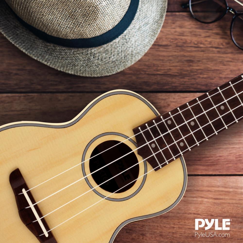 Ukulele estándar 4 cuerdas Madera PYLE-PRO PUKT65