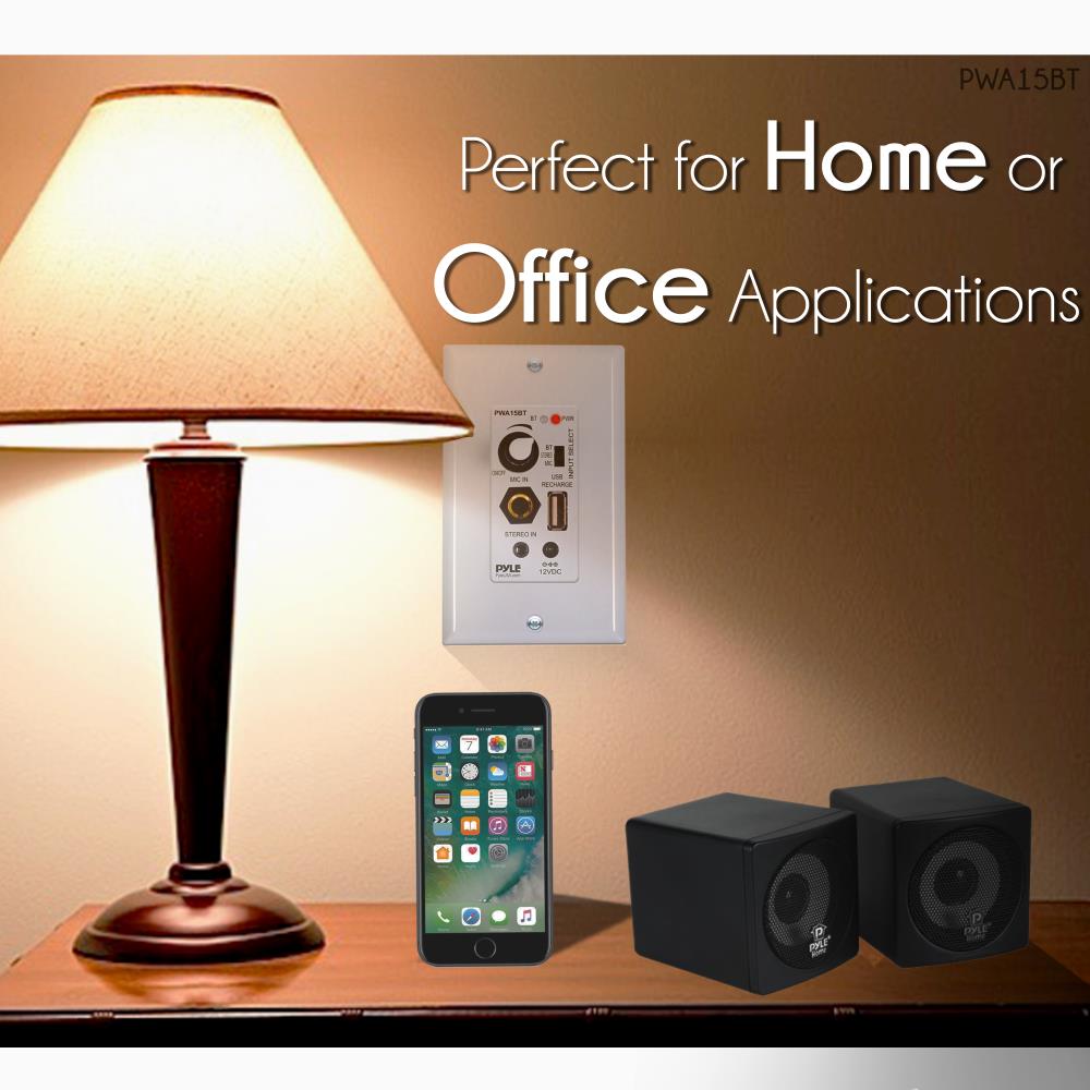 Parlante amplificadora de sonido para pare PYLE-HOME PWA15BT