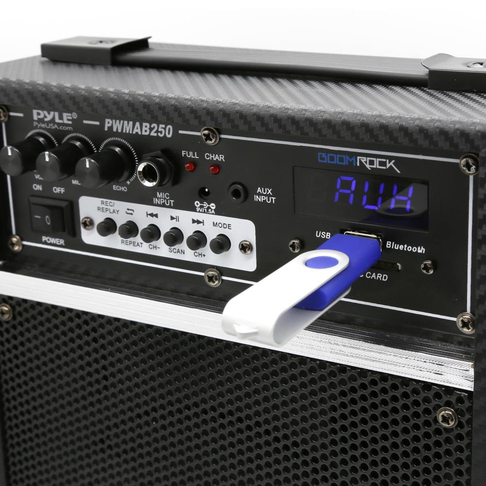 Parlante Portátil autoamplificados PYLE-PRO PWMAB250BK