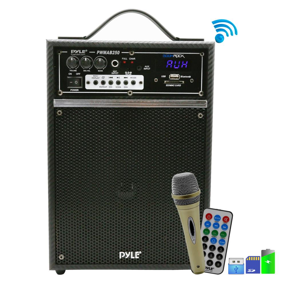 Parlante Portátil autoamplificados PYLE-PRO PWMAB250BK