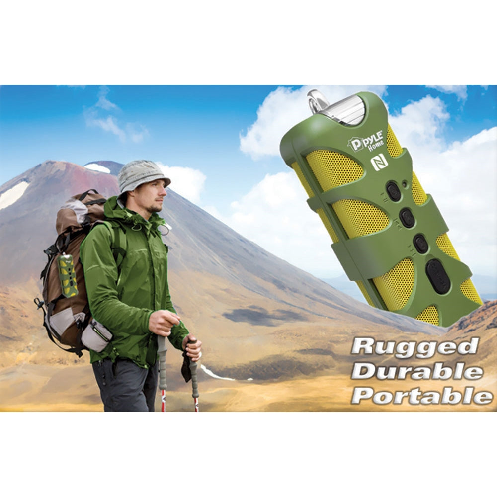 Parlante portátil inalambrico verde PYLE-HOME PWPBTN65GN