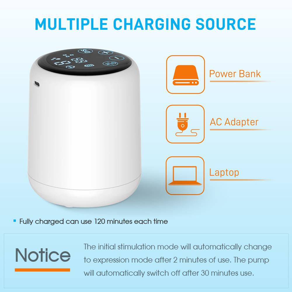 Extractor de leche eléctrico inteligente SERENELIFE SIBPX3