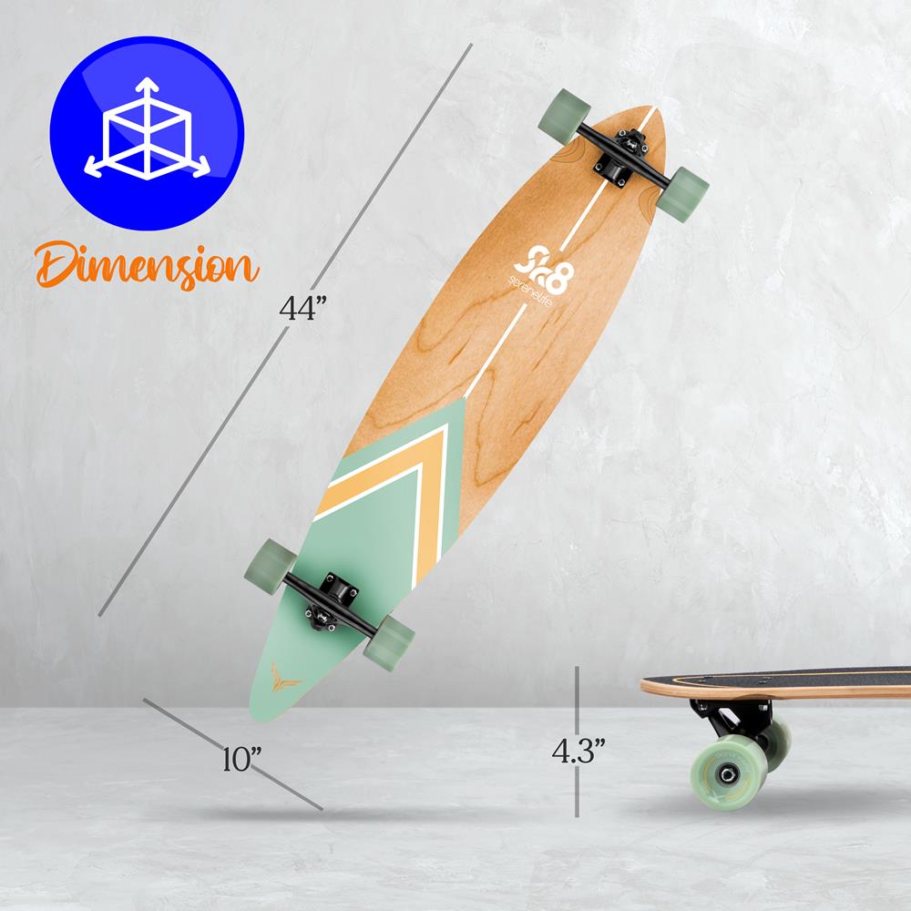 Skateboards de arce canadiense SERENELIFE SL7SBGR