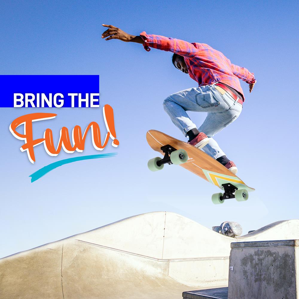 Skateboards de arce canadiense SERENELIFE SL7SBGR