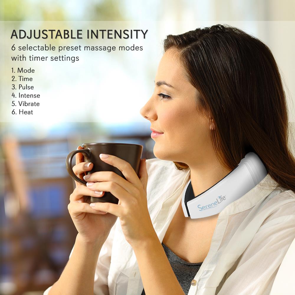 Masajeador de cuello inteligente SERENELIFE SLNKMSG90.5