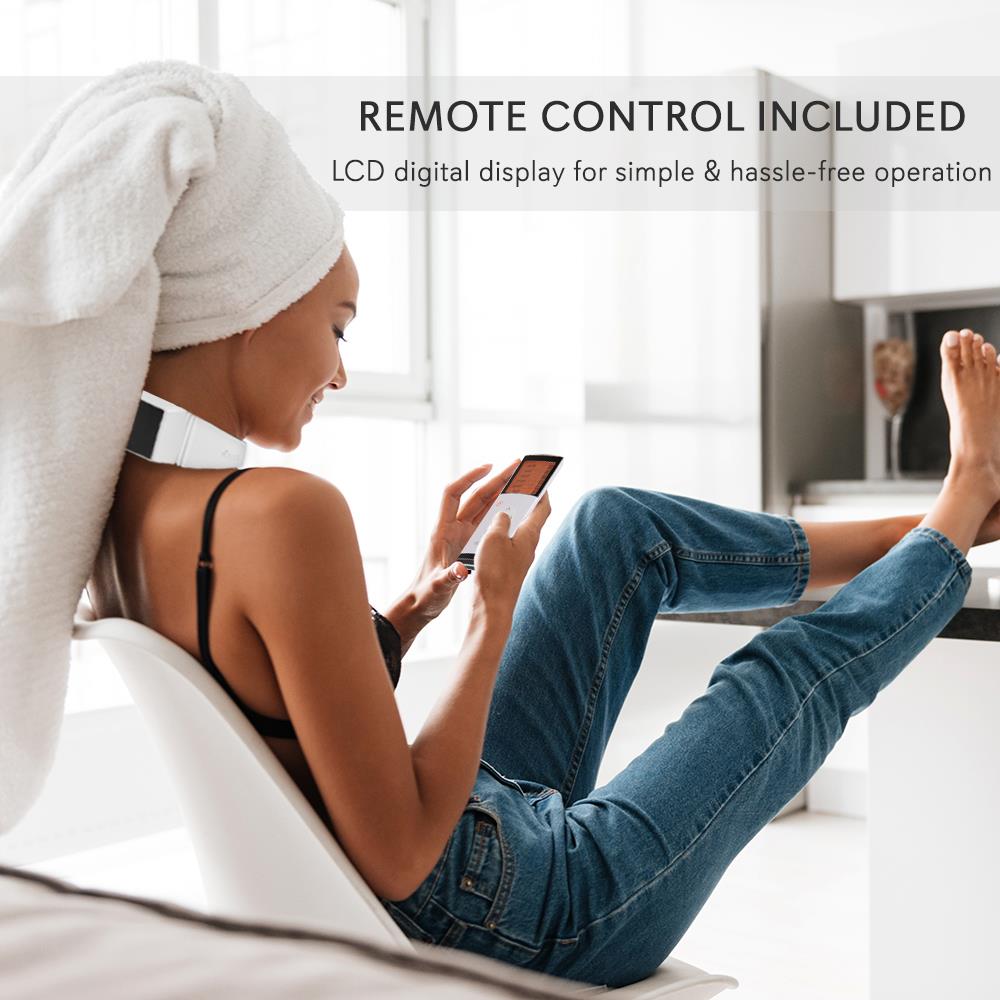 Masajeador de cuello inteligente SERENELIFE SLNKMSG90.5