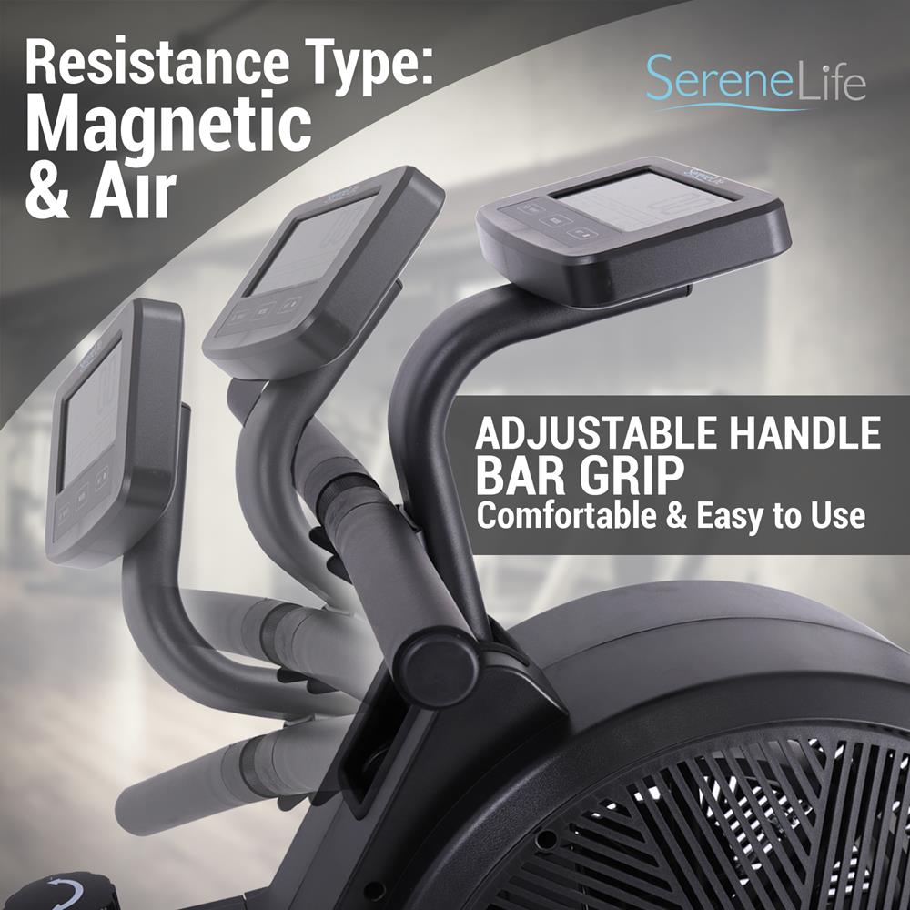 Máquina de remo para entrenamiento SERENELIFE SLRWMC60