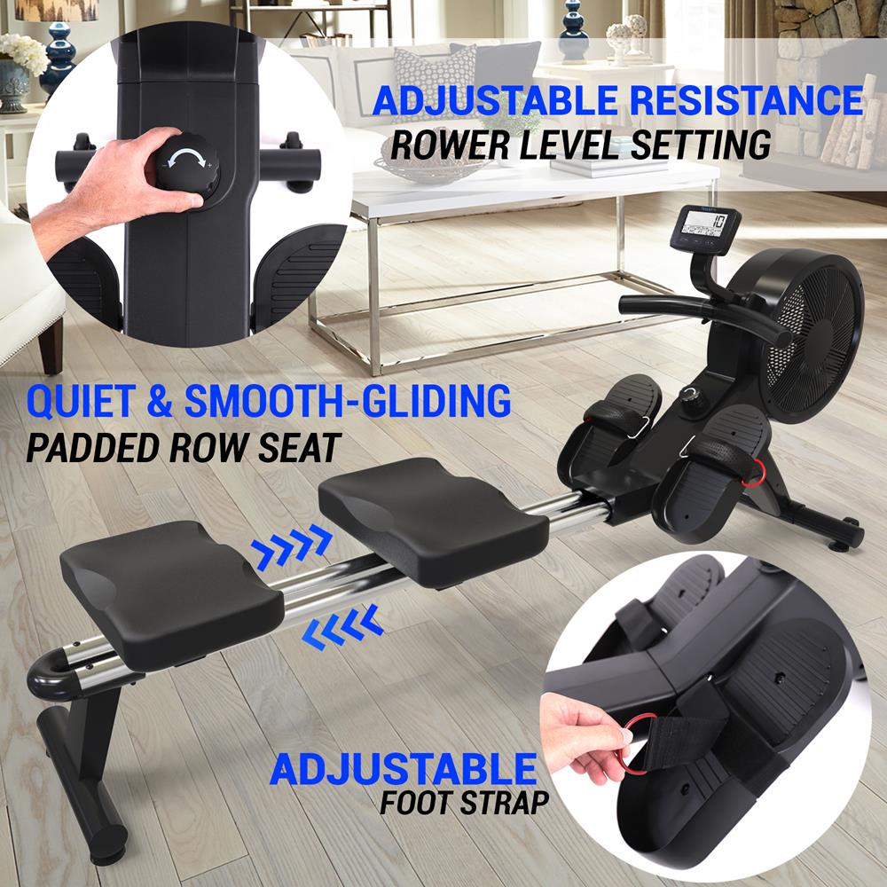 Máquina de remo para entrenamiento SERENELIFE SLRWMC60