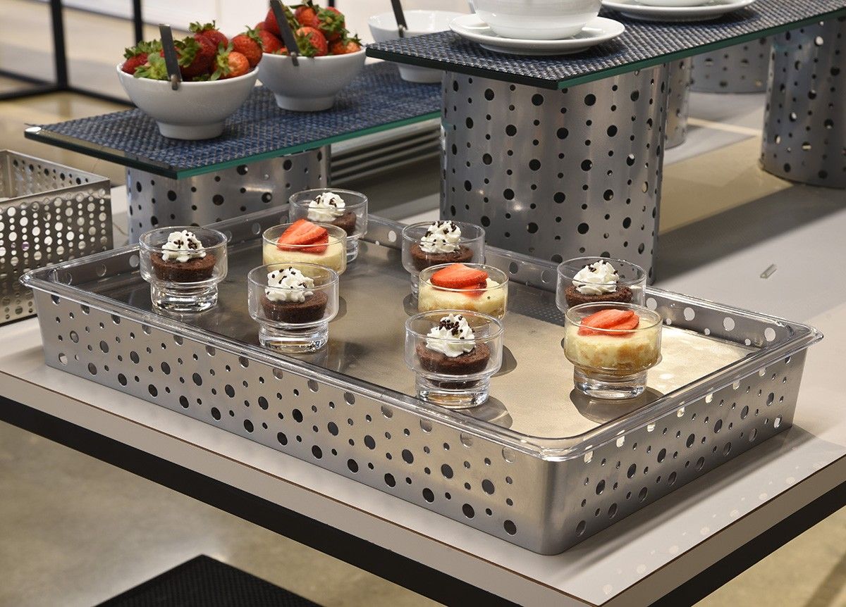 Cubierta de Enfriamiento de Acero Inoxidable 19.5" x 11.5" - Pack 2