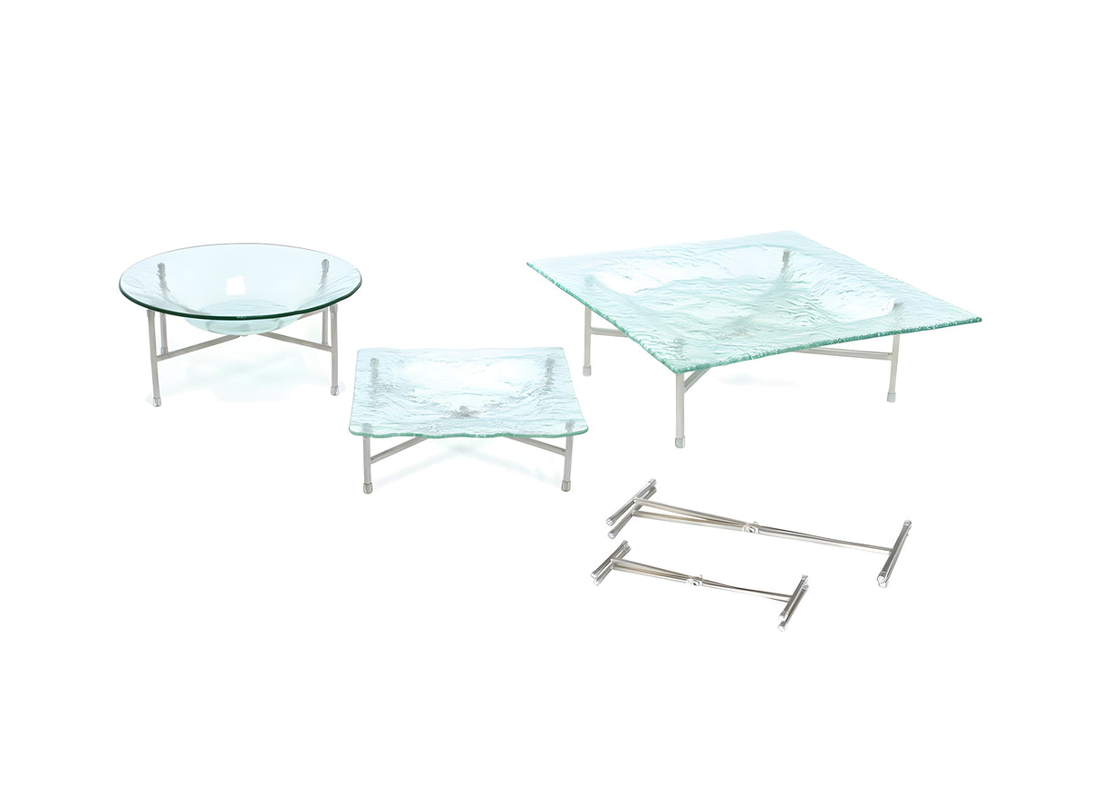 Trivet Elevador Acero Inoxidable 11.5" Pack de 6 Piezas