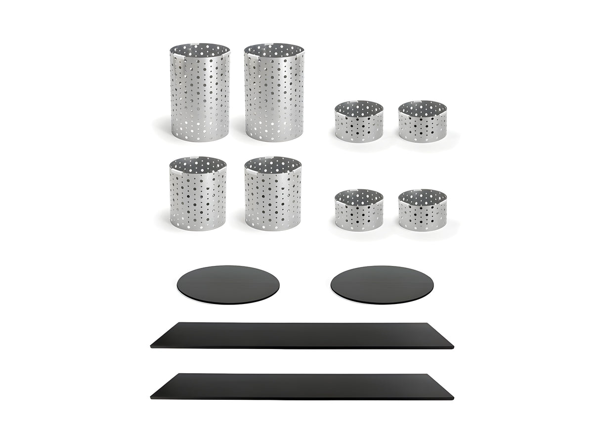 Esenciales Buffet - Dots - Bamboo en Plata pack x 1 pcs