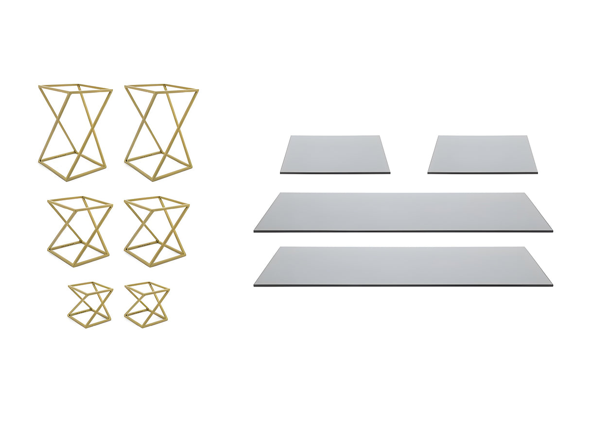 Esenciales Buffet - Twist - Vidrio Ahumado en Brass Mate, 1 pc