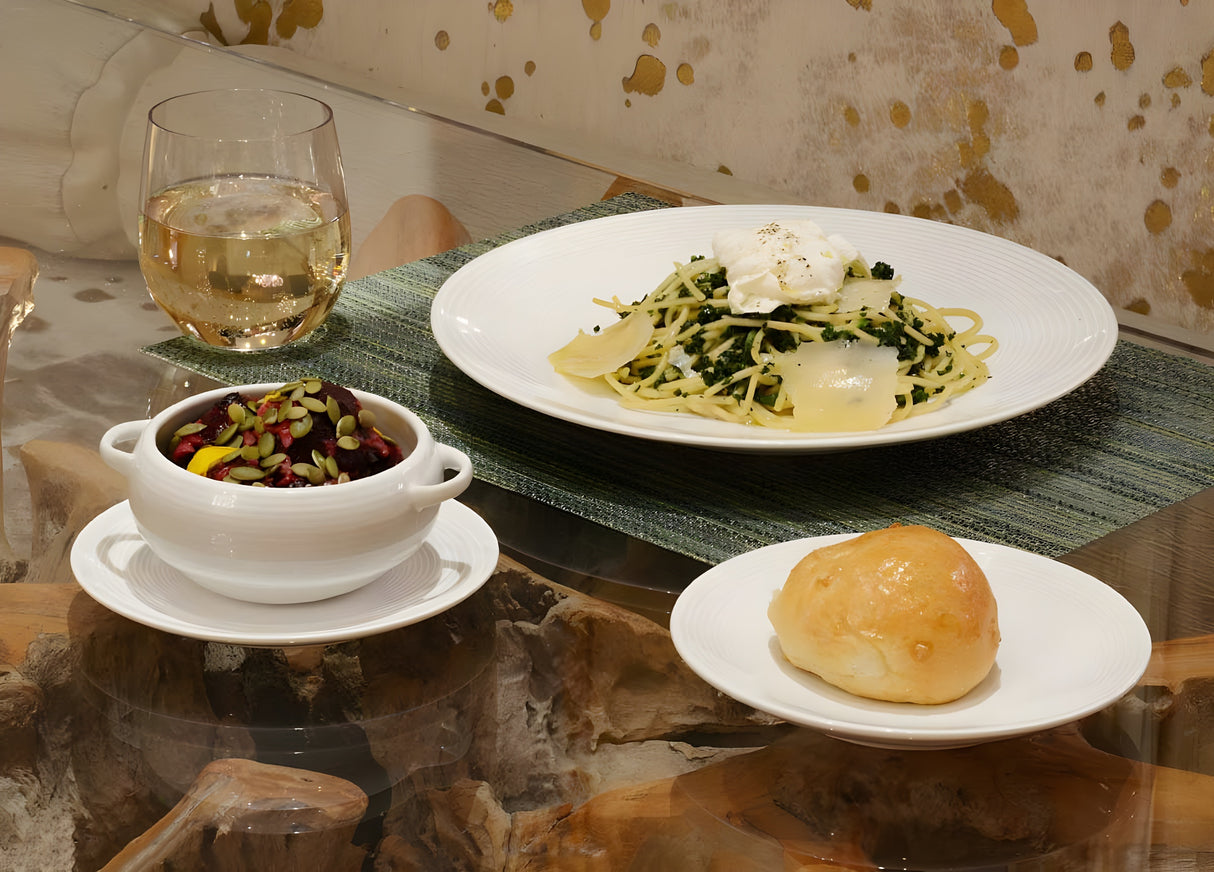 Bol de Espiral® Bajo Redondo 11.5" - 58 oz, paquete de 6 pcs