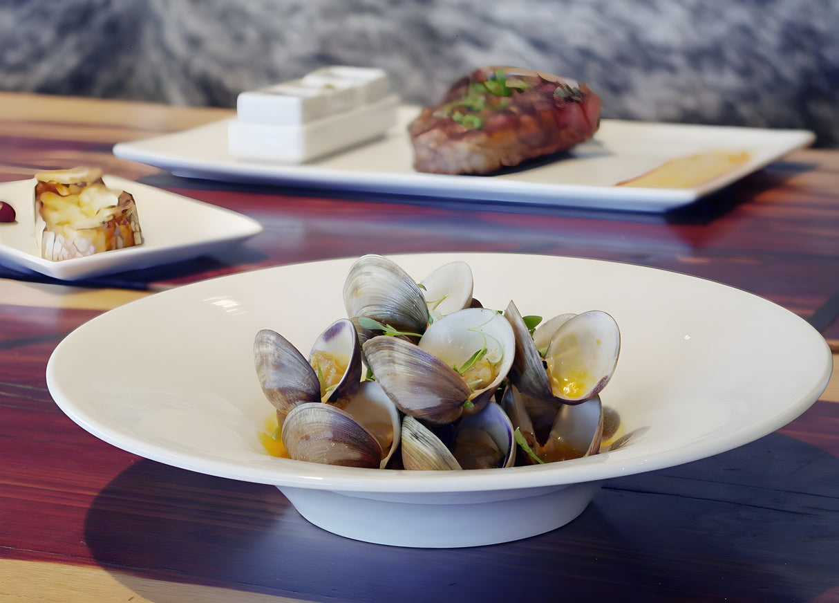 Cuenco Espiral® Redondo de 12" - 44 oz, paquete de 6 piezas