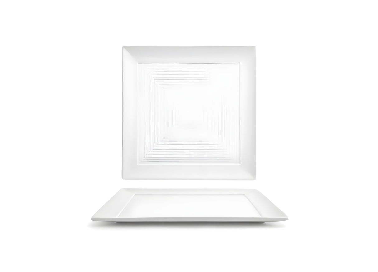 Plato Cuadrado Spiral® 10" Pack de 6 Piezas - Modelo 12345