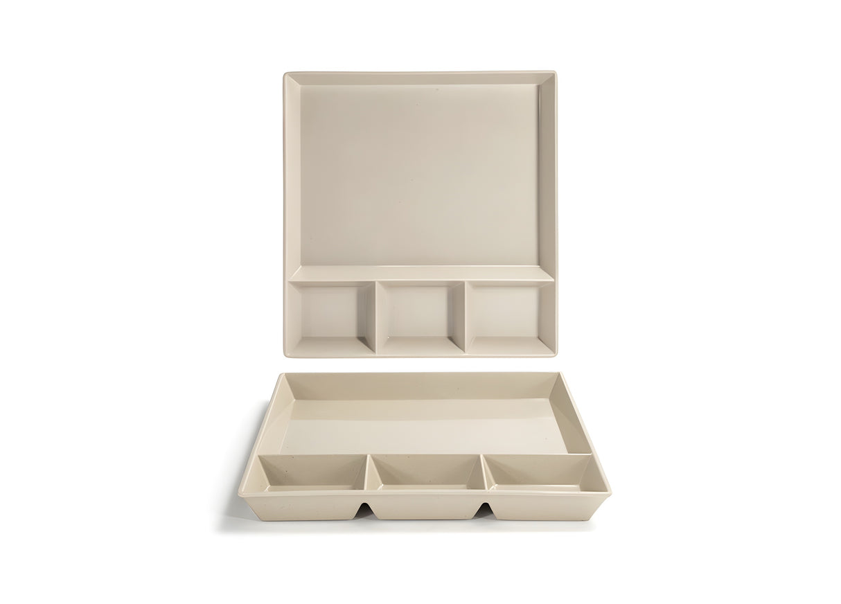 Plato Dividido Platewise® 10"x9.5" Pack de 6 Piezas