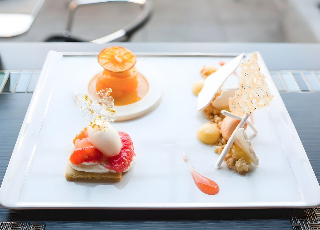 Plato Nouvelle 12" x 10" pack x 6 piezas, calidad superior