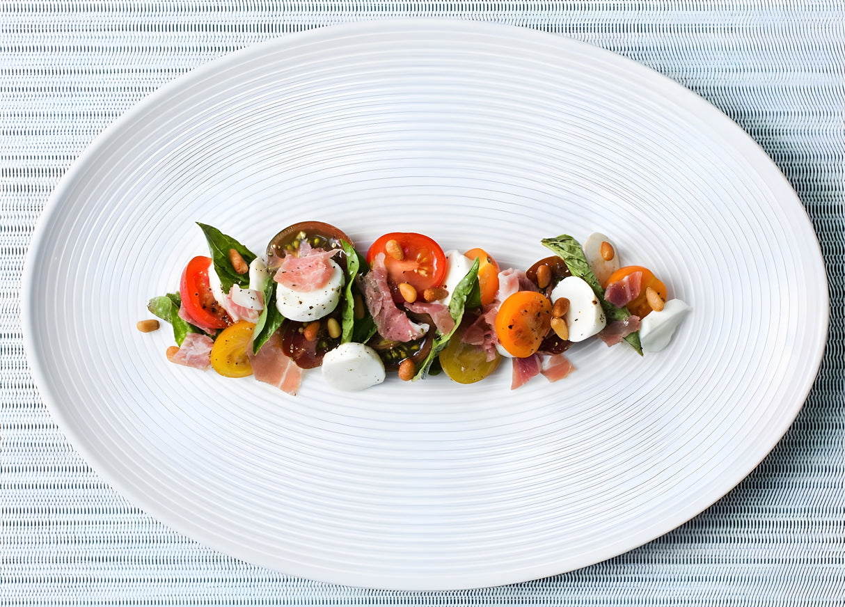 Plato Oval Spiral® Coupe 13" Pack de 4 Piezas