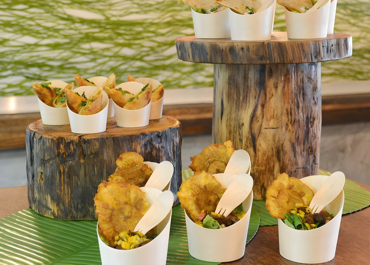 Vasos inclinados Servewise® 3 oz - Paquete de 200 piezas