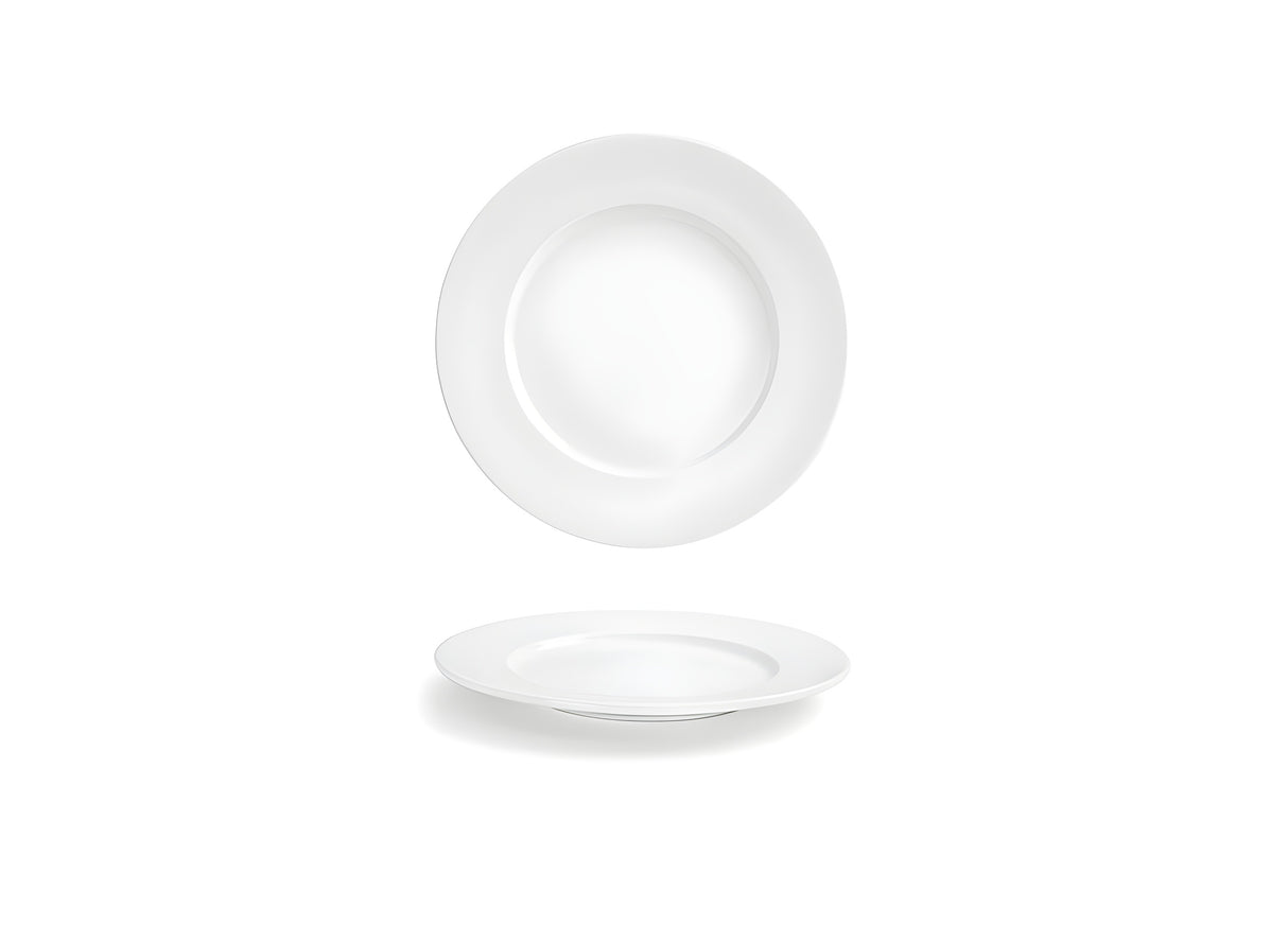 Plato Redondo 9" Monaco, Pack de 6 Piezas, Ideal para Servir