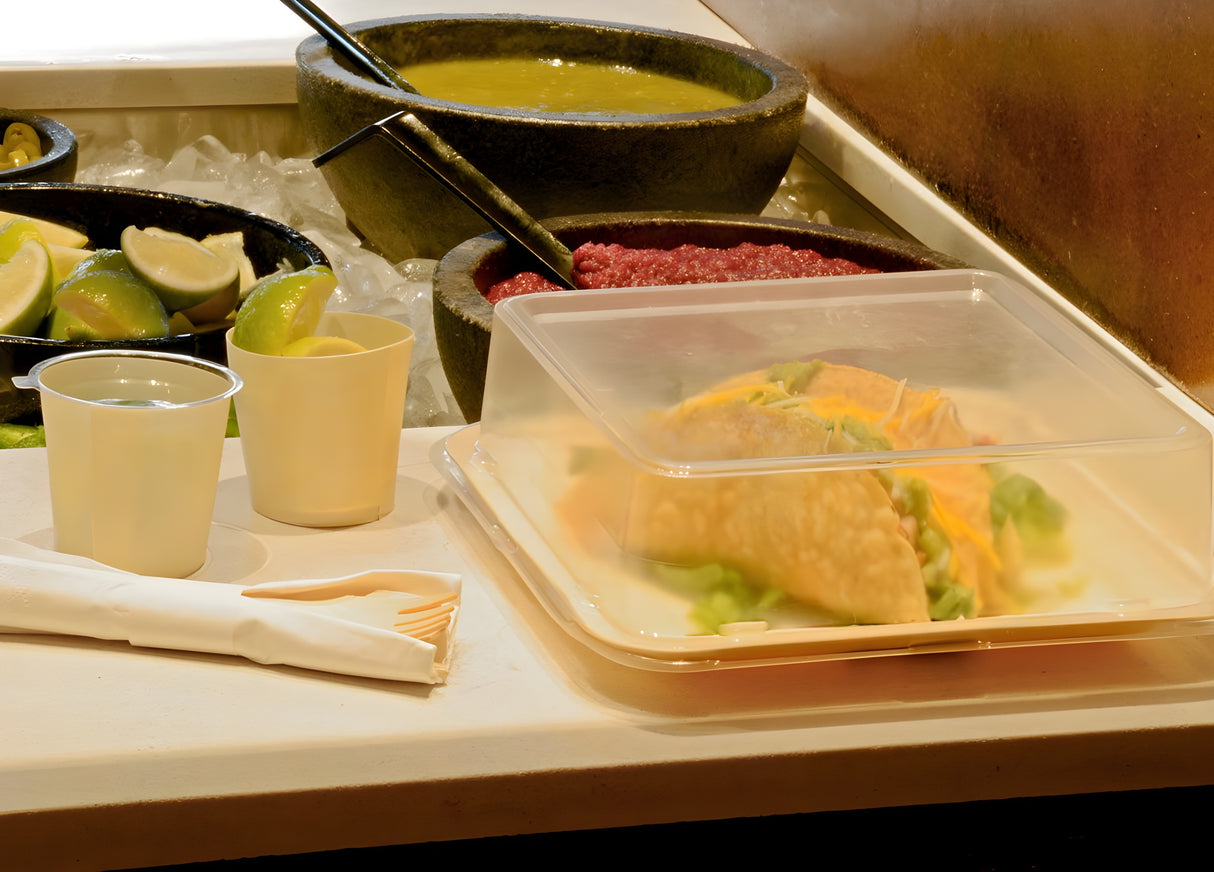 Set de Cubiertos y Servilletas Servewise® - Pack 200 Pcs