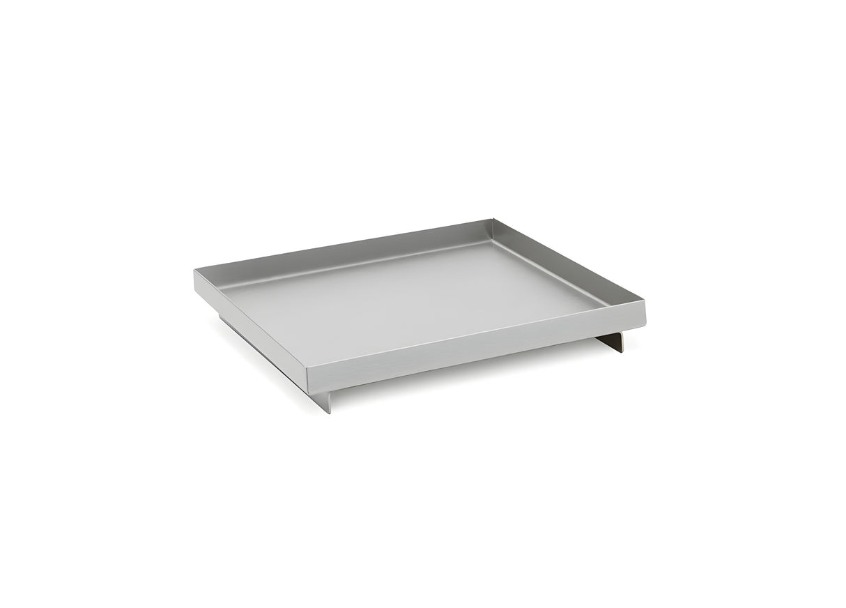 Bandeja Cuadrada de Acero Inoxidable, Pack de 6 Piezas