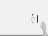 Cuchillo de hoja fija SS de alto carbono mango TPR SWHRT3BF