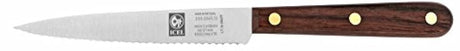 4-inch cuchillo de sierra para pelar, mango de palisandro