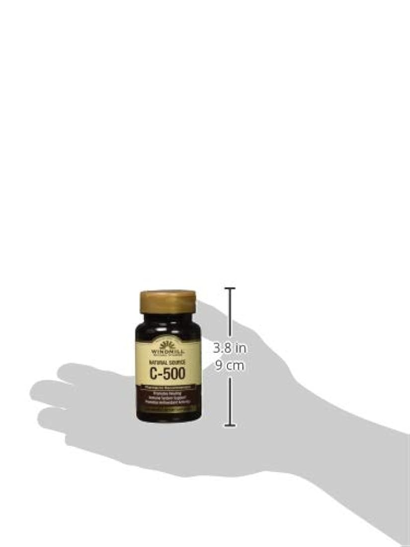 Molinillo de viento Vitamin-C 500 mg (paquete de 1)