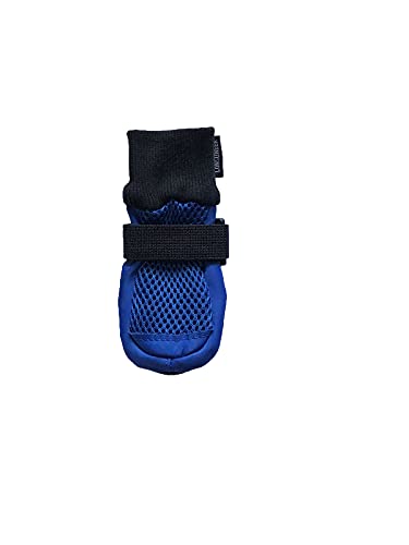 LONSUNEER Botas de perro transpirables para proteger las patas, suela suave antideslizante en 5 tamaños